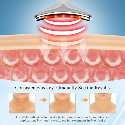 Masseur Facial LED Lumière Rouge