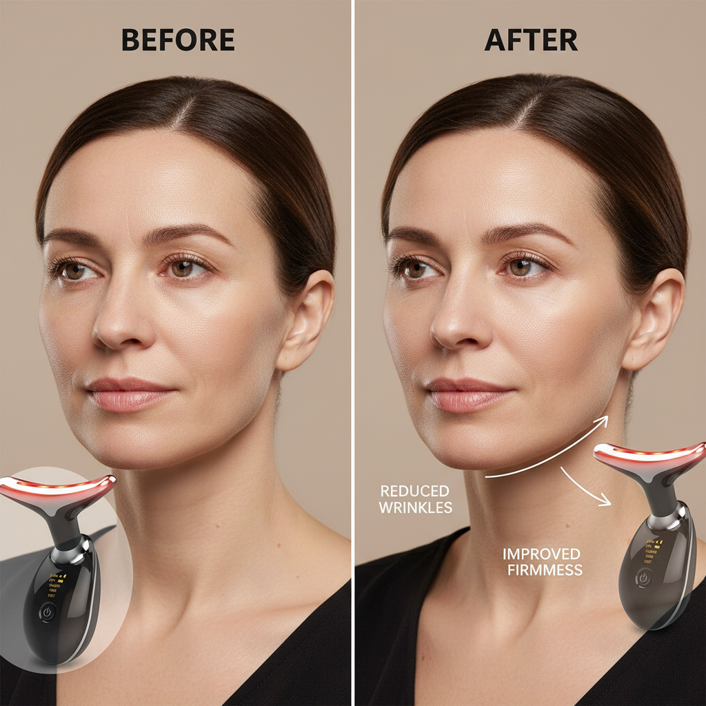 Masseur Facial LED Lumière Rouge